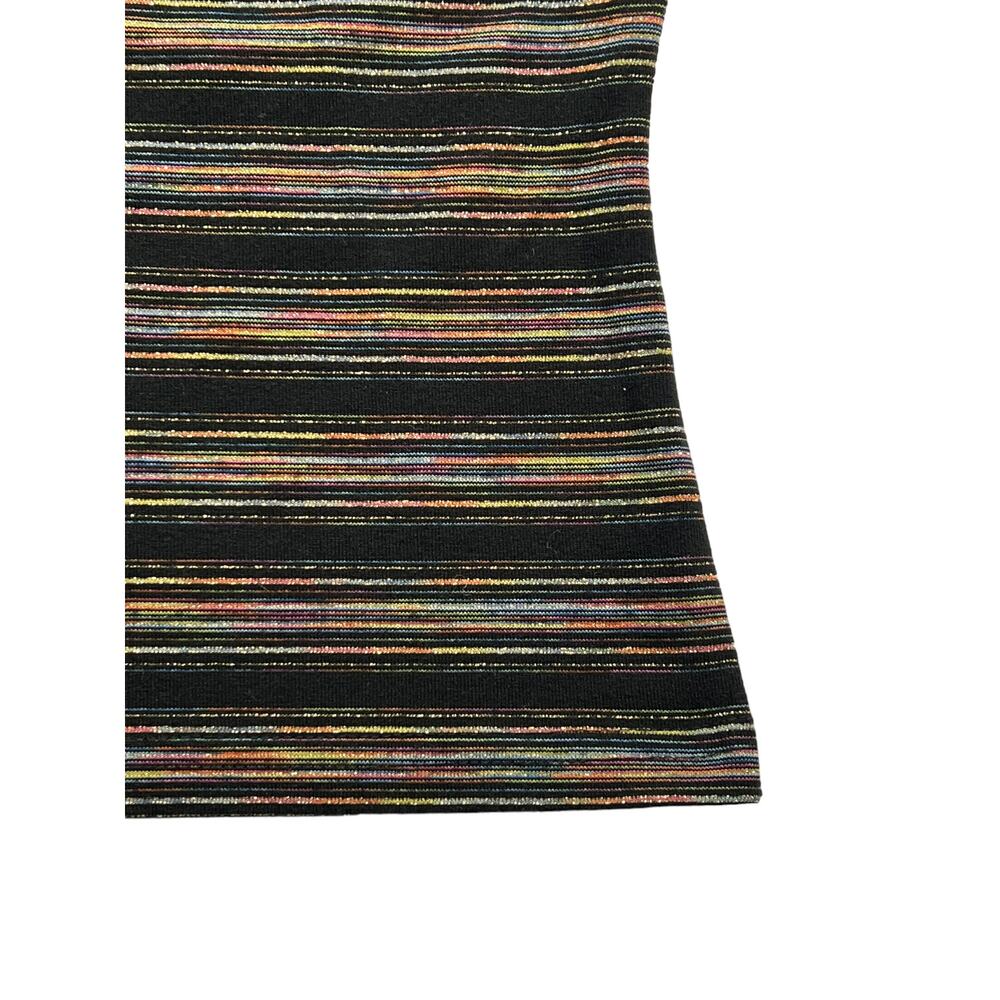 GAP Black and Rainbow Glitter Stretch Tank Top Small - Picture 4 of 5
